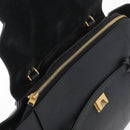 CELINE Belt bag Hand Bag Leather 2way Black Gold Auth hk3731-18