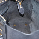 CELINE Belt bag Hand Bag Leather 2way Black Gold Auth hk3731-20