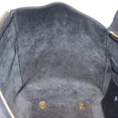 CELINE Belt bag Hand Bag Leather 2way Black Gold Auth hk3731-21