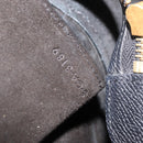 CELINE Belt bag Hand Bag Leather 2way Black Gold Auth hk3731-24