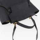 CELINE Belt bag Hand Bag Leather 2way Black Gold Auth hk3731-6