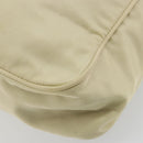 PRADA Shoulder Bag Nylon Ivory Silver Auth hk3735-16