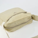 PRADA Shoulder Bag Nylon Ivory Silver Auth hk3735-6