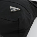 PRADA Shoulder Bag Nylon Black Silver Auth hk3736A-10