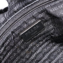 PRADA Shoulder Bag Nylon Black Silver Auth hk3736A-18