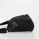 PRADA Shoulder Bag Nylon Black Silver Auth hk3736A-5