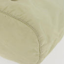 PRADA Purse Pouch Nylon Beige Auth hk3737-14