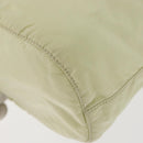 PRADA Purse Pouch Nylon Beige Auth hk3737-16