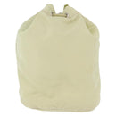 PRADA Purse Pouch Nylon Beige Auth hk3737-2