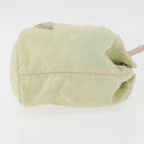 PRADA Purse Pouch Nylon Beige Auth hk3737-3