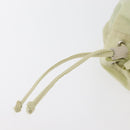 PRADA Purse Pouch Nylon Beige Auth hk3737-7