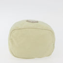 PRADA Purse Pouch Nylon Beige Auth hk3737-5