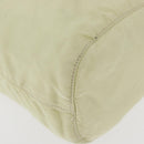 PRADA Purse Pouch Nylon Beige Auth hk3737-8