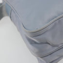 PRADA Shoulder Bag Nylon Light Blue Silver Auth hk3738-13