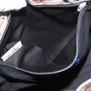 BURBERRY Blue Label Hand Bag Denim Blue Silver Auth hk3739A-20