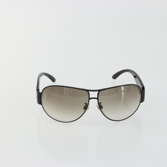 CHANEL Sunglasses plastic Black 4128 CC Auth hk3744A