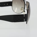 CHANEL Sunglasses plastic Black 4128 CC Auth hk3744A-8