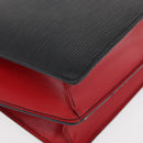 LOUIS VUITTON Epi Bicolor Varenne Hand Bag Black Red M52387 LV Auth hk3749-9