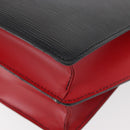 LOUIS VUITTON Epi Bicolor Varenne Hand Bag Black Red M52387 LV Auth hk3749-16