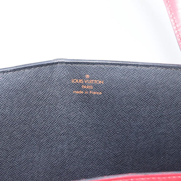 LOUIS VUITTON Epi Bicolor Varenne Hand Bag Black Red M52387 LV Auth hk3749