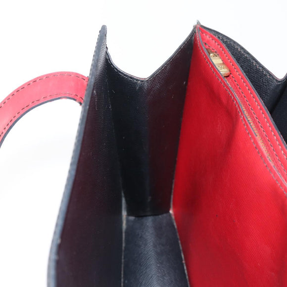 LOUIS VUITTON Epi Bicolor Varenne Hand Bag Black Red M52387 LV Auth hk3749
