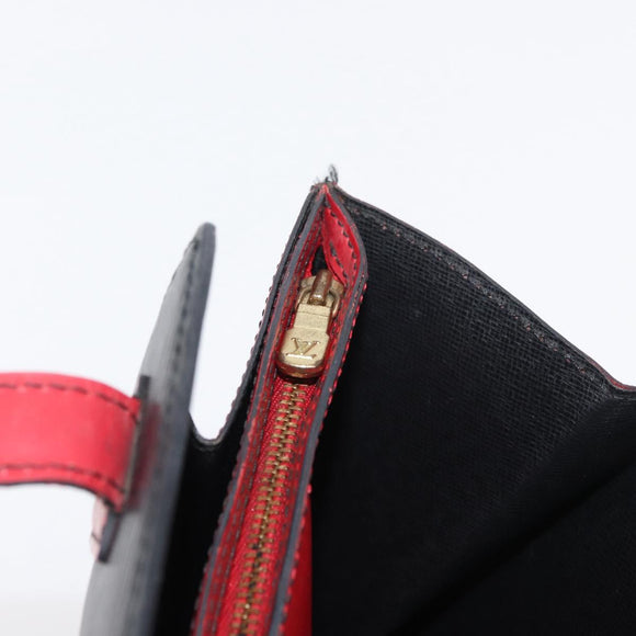 LOUIS VUITTON Epi Bicolor Varenne Hand Bag Black Red M52387 LV Auth hk3749