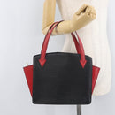 LOUIS VUITTON Epi Bicolor Varenne Hand Bag Black Red M52387 LV Auth hk3749-24