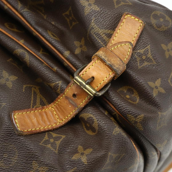 LOUIS VUITTON Monogram Saumur 35 Shoulder Bag M42254 LV Auth hk3754