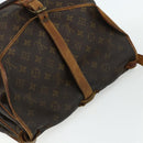 LOUIS VUITTON Monogram Saumur 35 Shoulder Bag M42254 LV Auth hk3754-6