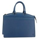LOUIS VUITTON Epi Riviera Hand Bag Blue M48185 LV Auth hk3756-1