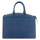 LOUIS VUITTON Epi Riviera Hand Bag Blue M48185 LV Auth hk3756-2