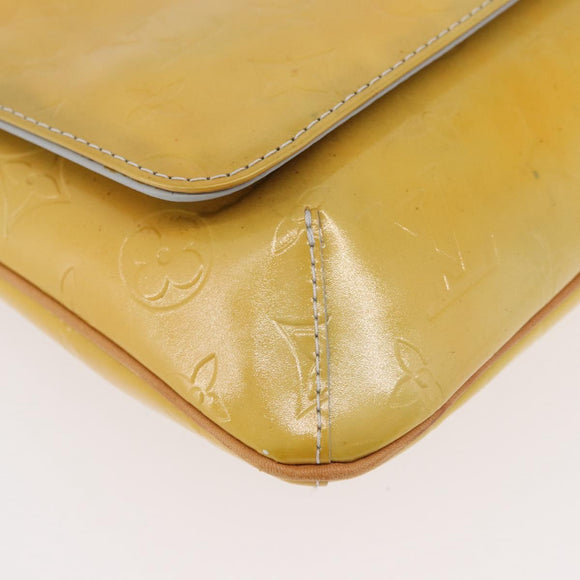 LOUIS VUITTON Monogram Vernis Thompson Street Bag Gris M91008 LV Auth hk3758
