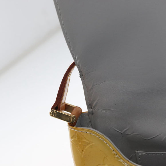 LOUIS VUITTON Monogram Vernis Thompson Street Bag Gris M91008 LV Auth hk3758