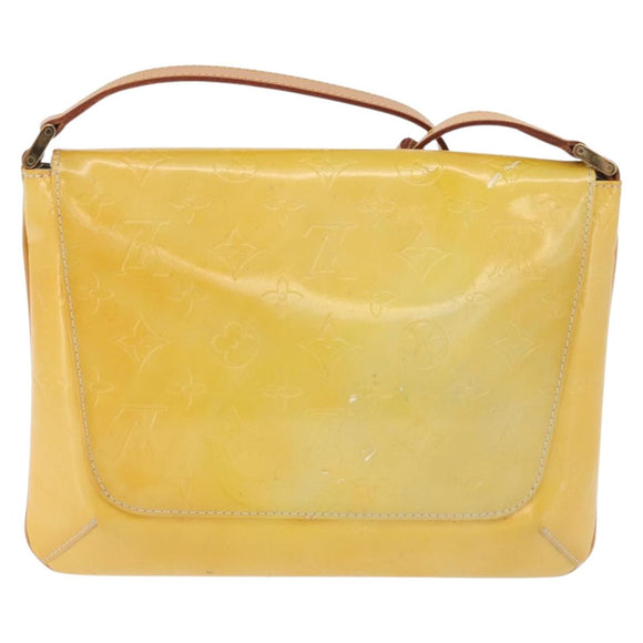 LOUIS VUITTON Monogram Vernis Thompson Street Bag Gris M91008 LV Auth hk3758