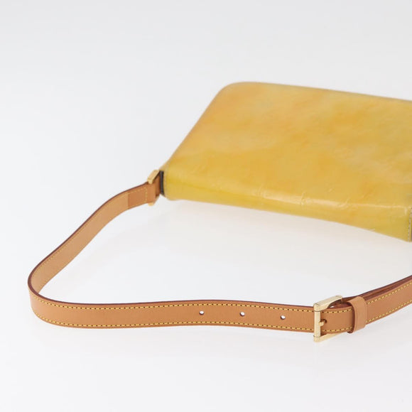 LOUIS VUITTON Monogram Vernis Thompson Street Bag Gris M91008 LV Auth hk3758