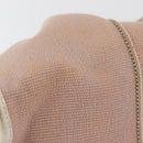 BOTTEGA VENETA Hand Bag Canvas Pink Auth hk3759A-6