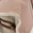 BOTTEGA VENETA Hand Bag Canvas Pink Auth hk3759A-15
