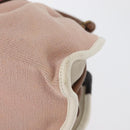 BOTTEGA VENETA Hand Bag Canvas Pink Auth hk3759A-18