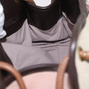 BOTTEGA VENETA Hand Bag Canvas Pink Auth hk3759A-21