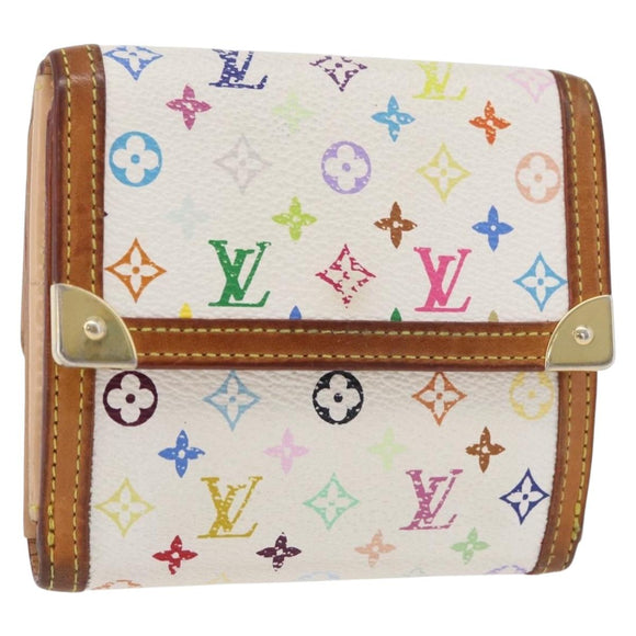 LOUIS VUITTON Multicolor Porte Monnaie Billets Cartes Credit M92983 Auth hk3761