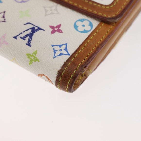 LOUIS VUITTON Multicolor Porte Monnaie Billets Cartes Credit M92983 Auth hk3761
