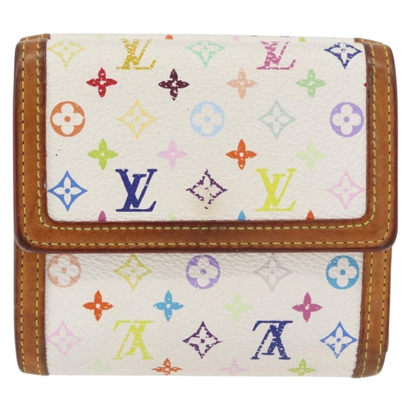 LOUIS VUITTON Multicolor Porte Monnaie Billets Cartes Credit M92983 Auth hk3761