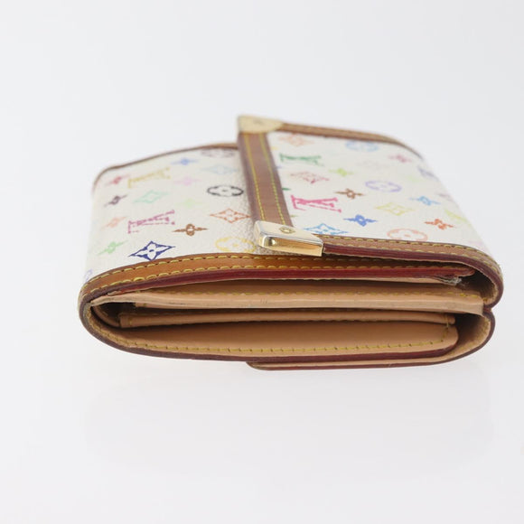 LOUIS VUITTON Multicolor Porte Monnaie Billets Cartes Credit M92983 Auth hk3761