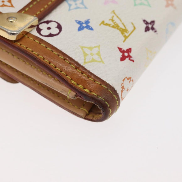 LOUIS VUITTON Multicolor Porte Monnaie Billets Cartes Credit M92983 Auth hk3761