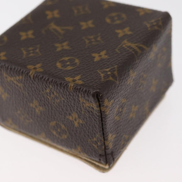 LOUIS VUITTON Monogram Jewelry case Jewelry Box LV Auth hk3762A