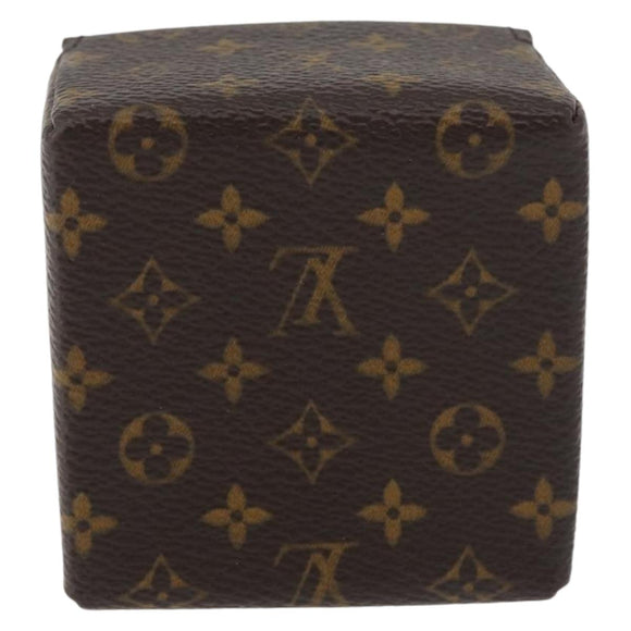 LOUIS VUITTON Monogram Jewelry case Jewelry Box LV Auth hk3762A