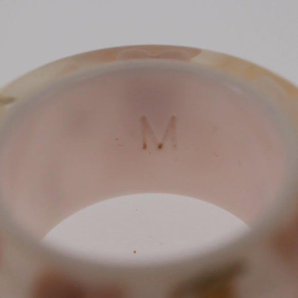 LOUIS VUITTON Berg Farandole Ring plastic M Pink M65816 LV Auth hk3763A