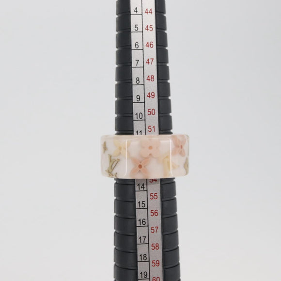 LOUIS VUITTON Berg Farandole Ring plastic M Pink M65816 LV Auth hk3763A