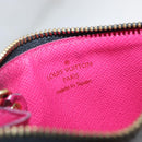 LOUIS VUITTON Multicolor Pochette ClesNM Coin Purse Black M60279 LV Auth hk3764-17