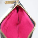 LOUIS VUITTON Multicolor Pochette ClesNM Coin Purse Black M60279 LV Auth hk3764-18